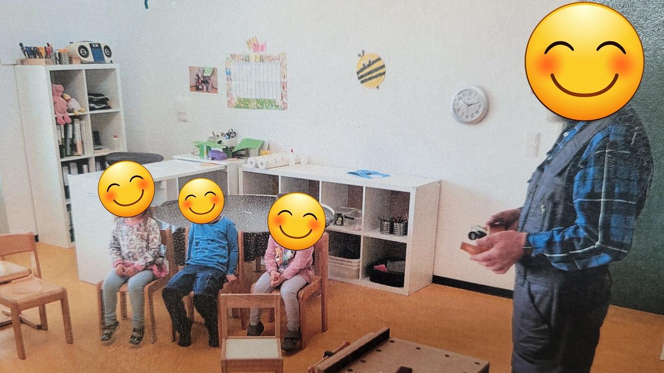 Der Besuch des Schreiners war der Höhepunkt der Feierlichkeiten