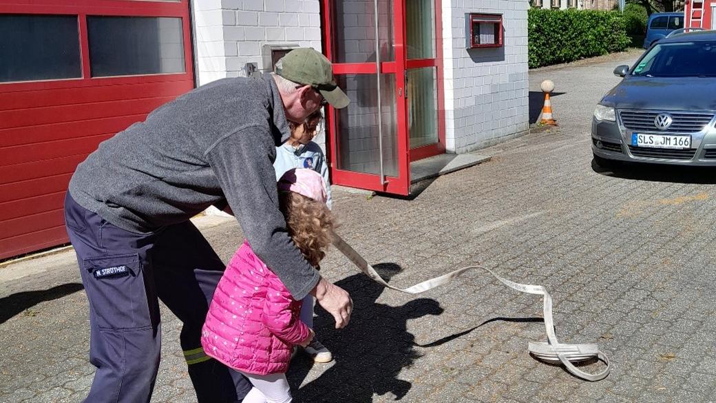 Die Kinder waren voller Tatendrang mit dabei