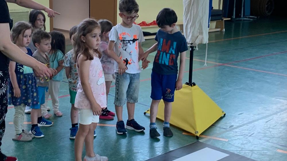 Die Kinder nahmen mit großer Freude an der Veranstaltung teil