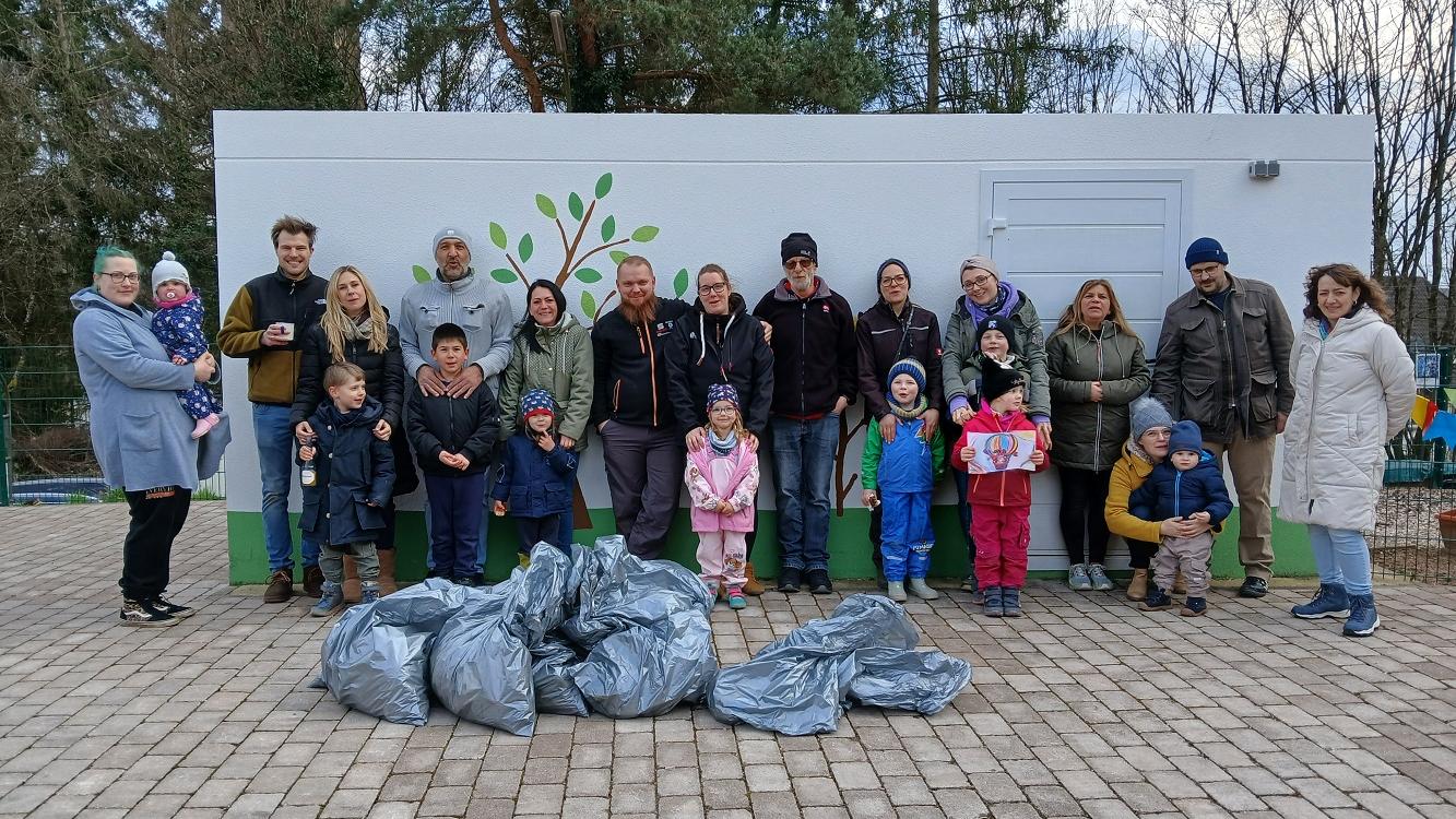 Kita St. Andreas in Reimsbach unterstützt die Aktion picobello