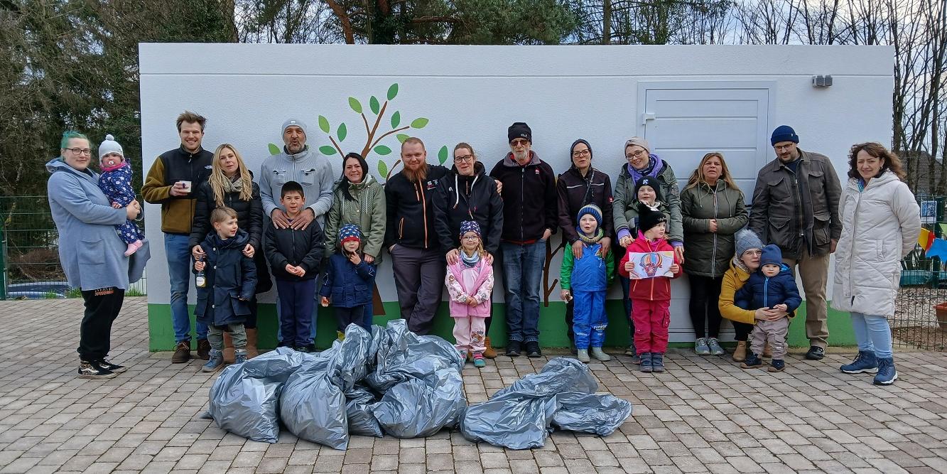 Kita St. Andreas in Reimsbach unterstützt die Aktion picobello