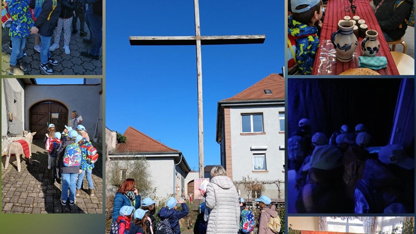 Die Kinder verbrachten eine schöne Zeit im Ostergarten