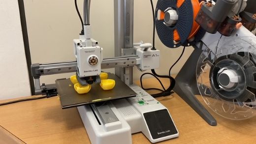 Der 3D-Drucker im Einsatz