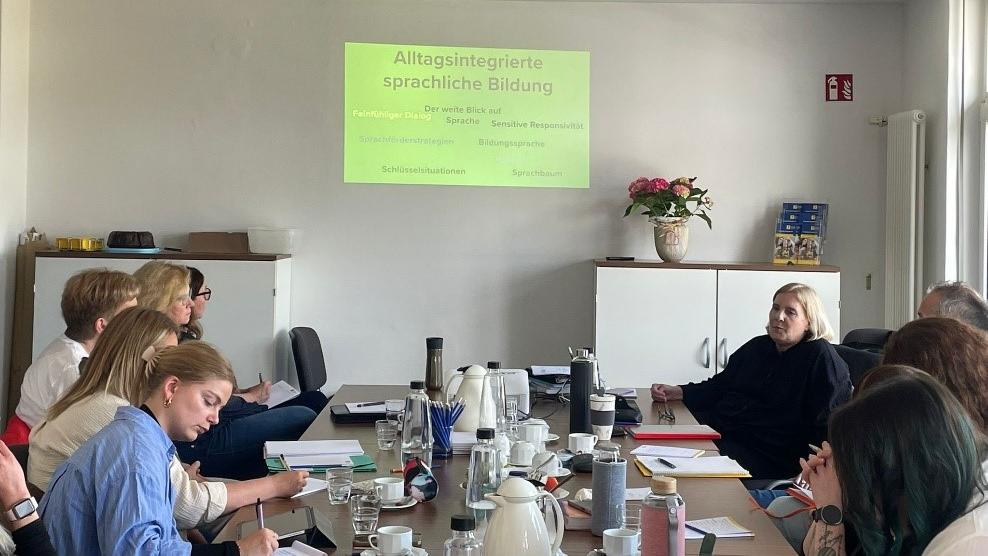 Gemeinsames Treffen der Standortleitungen und Sprachfachkräfte der GE Saarlouis